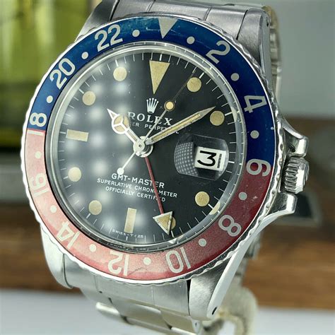 rolex gmt master bezel for sale|vintage rolex 1675 gmt master.